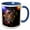 Blue/White, variant on 3drose, Tiger in Fantasy Background, 15oz Mug