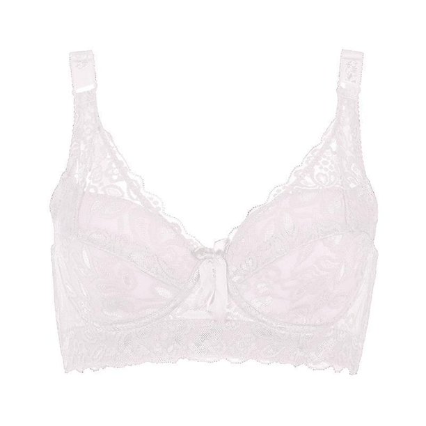 Sujetador bordado para mujer, sujetador recogido antidesgaste, sujetador ajustable con aros para respirar, sujetadores push-up de talla grande 80b-105d