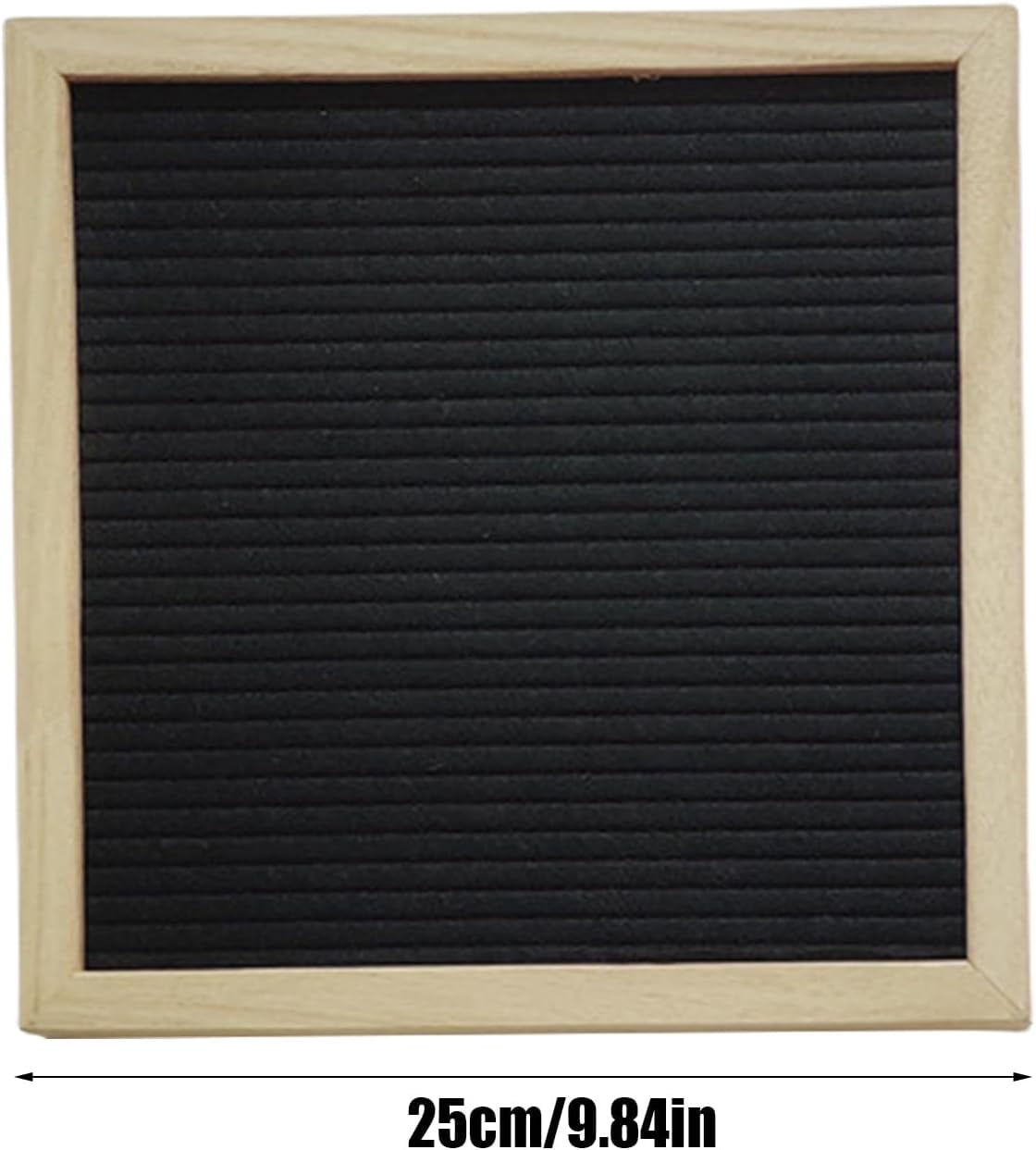 Felt Letter Board, 9.84x9.84 Inch Changeable Message Board, with 340 Letters, Numbers & Symbols for Classroom, Hospital, Café, Wedding, Home, Birthday Display