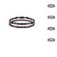thumbnail image 3 of Guardurnaity 2 piezas trenzada tobilleras conjunto tejido cadena de pierna estilo Retro cuerda ajustable hecha a mano para tipo de amistad tipo 10 10piezas, 3 of 6