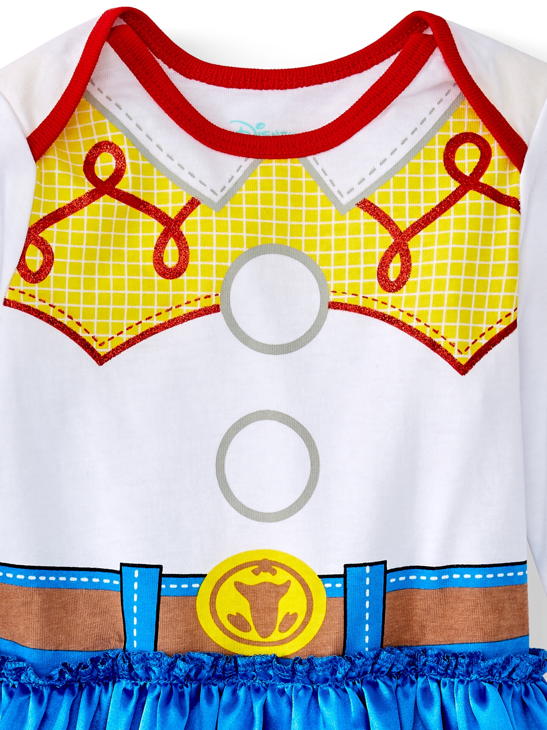 Disney Toy Story Cosplay Bodysuit Tutu Dress and Headband, 2pc Outfit Set (Baby Girls)