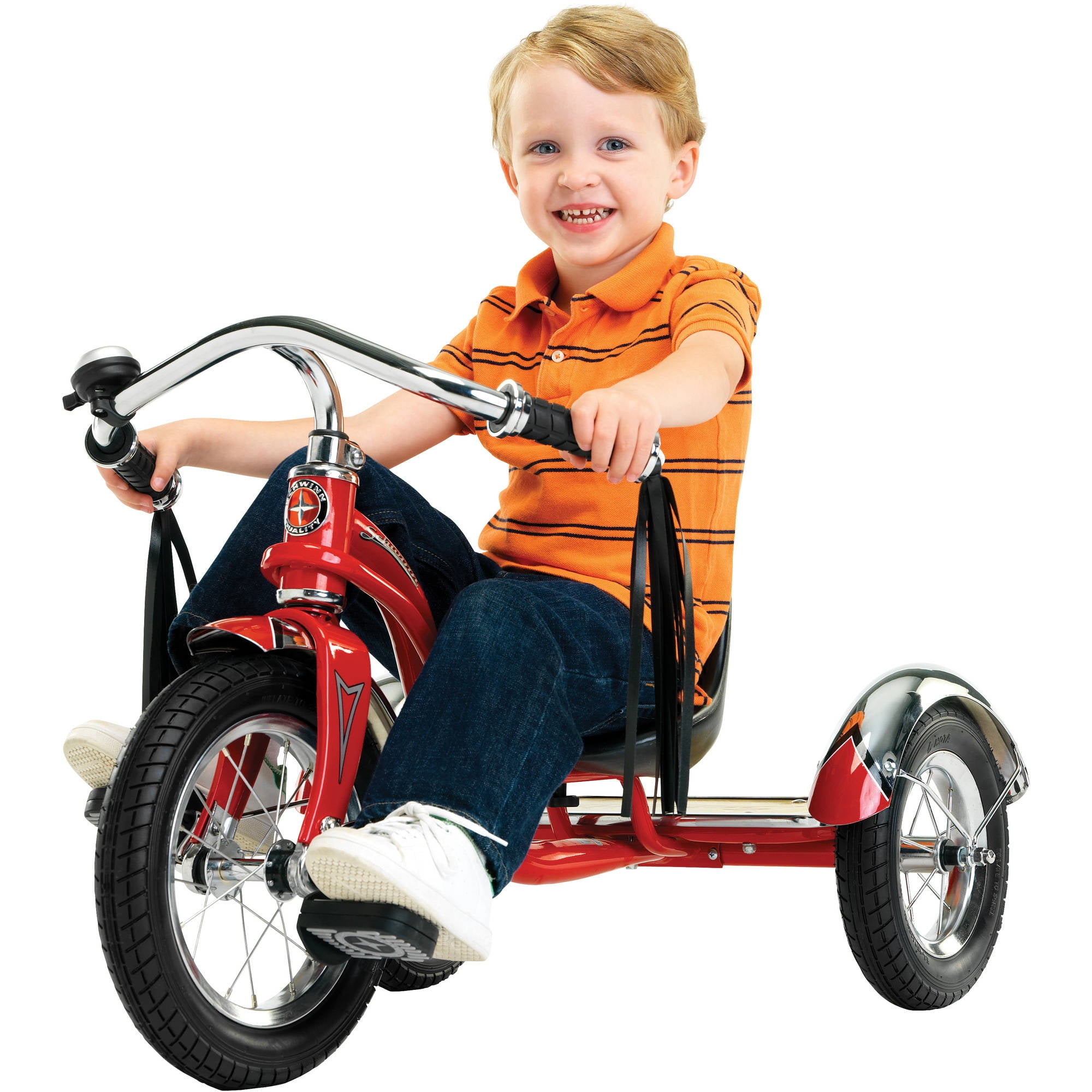 BIKE BELL Bicycle Scooter Trike Childs Tricycle New Handlebar Chrome CLASSIC 