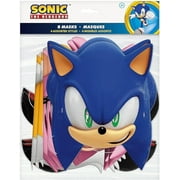 Sonic The Hedgehog Party Mask 8ct