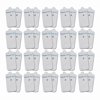 HiDow Compatible Replacement TENS Electrodes - Electrode Pads for Hi-Dow TENS Units - 20 Pair of Snap TENS Unit Electrodes (40 TENS Unit Pads) - 2" X 4" - Discount TENS Brand