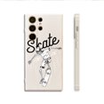 thumbnail image 1 of Protección de moda: Funda de teléfono plateada de doble capa esmerilada con ilustración de moda para iPhone 15 Pro Max 14 13 12 Pro 11, 1 of 4