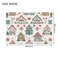thumbnail image 4 of Yayeee Bath Rug for Bathroom Floor Non Slip Rectangle Fluffy Soft Absorbent Mat, 16"x24", Beige Nordic Christmas House, 4 of 7