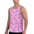 thumbnail image 2 of Fuzoiu Donuts Print Men's Workout Tank Tops,Sleeveless Gym Shirt Quick Dry,Fitness Bodybuilding T-Shirt,Muscle Athletic Workout Tee-Large, 2 of 7