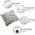 thumbnail image 4 of JRXY  Flower Outdoor Waterproof Throw Pillow Covers Set of 2, Colorful Floral Decorative Square Pillow Covers for Couch Patio Furniture Garden Balcony Tent Spring Outdoor Decor White, 4 of 6