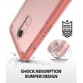 thumbnail image 5 of Xiaomi Redmi Note 5 Case, Ringke [FUSION] Clear Transparent PC Back TPU Bumper [Drop Defense] Raised Bezels Scratch Protection Natural Form Cover for Redmi 5 Plus - Rose Gold Crystal, 5 of 8