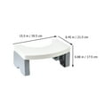 thumbnail image 2 of POINTERTECK Toilet Stool Foot Potty Poop Height Children Bathroom Pooper Rest Footrest Squatty Assistance Chair Splicable Foldable, 2 of 6