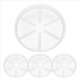 thumbnail image 1 of Paquete 4 Platillos para Plantas Transparentes,Platillos para Plantas de PláStico 12 Pulgadas, Bandeja para Plantas MáS Gruesa y Duradera, Maceta para JardíN Interior y Exterior, 1 of 5