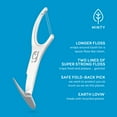 thumbnail image 3 of (2 pack) Grin Double Flosspyx Floss Picks, Mint Flavor, 150 Count, Recycled Plastic, 2-Line Floss, 3 of 10