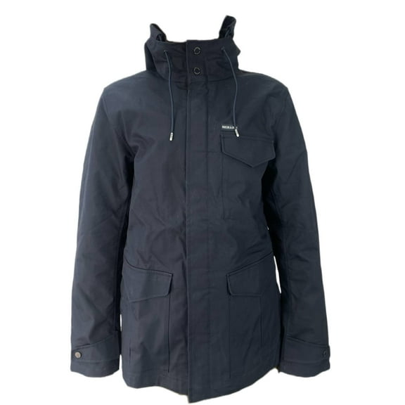 SCOTCH & SODA Men's Showerproof Button Down Jacket, Navy, Large