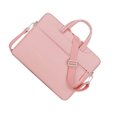 thumbnail image 1 of Qarigey Estuche de transporte para computadora portátil con correa para el hombro Compartimentos pequeños impermeables Mujeres Hombres Manga Handgbag Bolsas de mensajero y de hombro Rosado Qarigey AP012450-01, 1 of 6