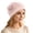 01#Beige, variant on Women Floral Decor Chemo Beanie Elastic Stretch Turban Headwear Lightweight Cancer Patient Head Caps Purple One Size