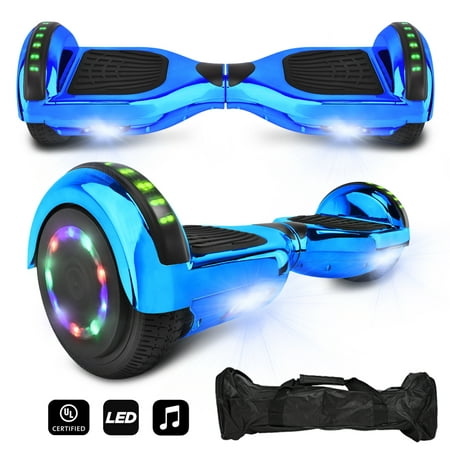 CHO Electric 6.5 inch Hoverboard Smart Self Balancing Scooter Hoover Board with Built in Speaker LED Light UL2272 (Best Hoverboard Under 200)