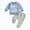 H135-Blue, variant on TOWED22 Toddler Baby Boy Outfits 2pcs Long Sleeve T-Shirt Casual Joggers Pants Cotton Graphic Print Clothes Casual Clothing(Blue,2-3Y)