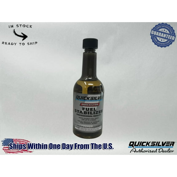Mercury Genuine OEM Authentic Quickstor Fuel Stabilizer Treatment 12oz 8M0047922