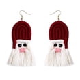 thumbnail image 1 of Sonducket 1 Pair Christmas Woven Earrings Fashion Work Trendy Christmas Birthday Party Date Wedding Women Bridal Jewelry Ropa, zapatos y accesorios Miscelánea No.2 Sonducket AP006515-02, 1 of 6