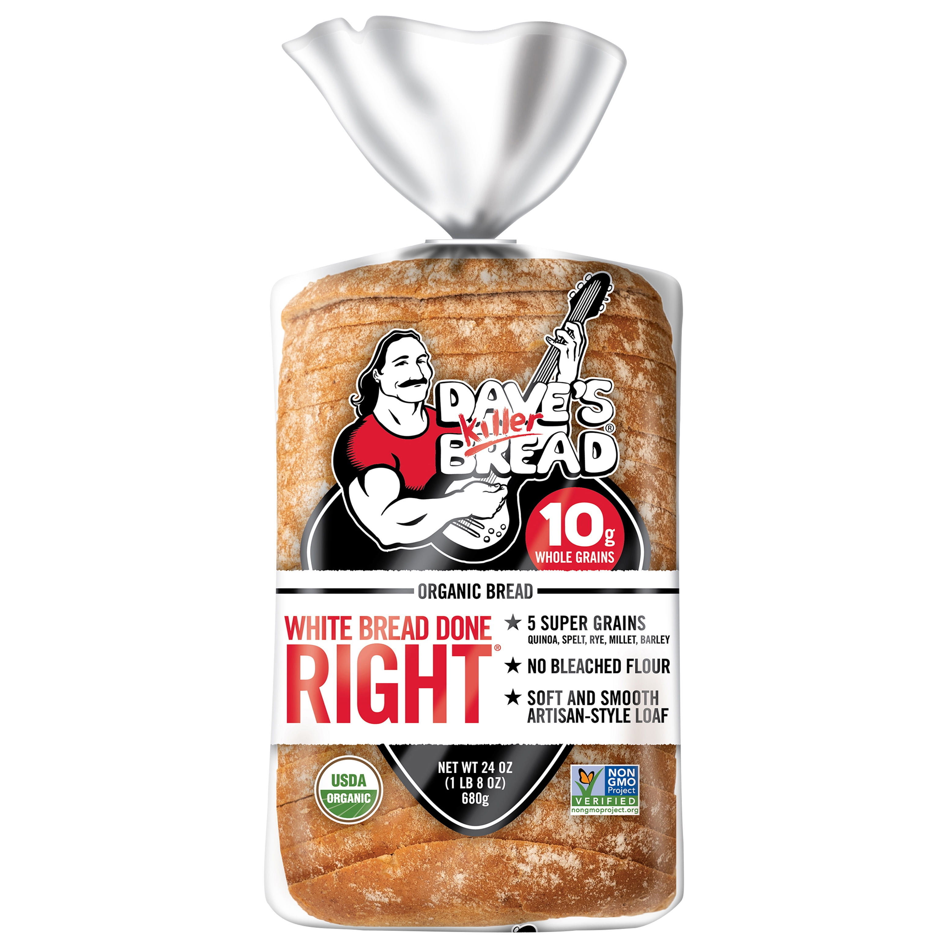Buy Dave s Killer Bread White Bread Done Right Artisan Style Organic 