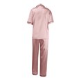 thumbnail image 3 of Summer Savings Clearance Women's Pajama Set, 2 Piece Lounge Outfits V Neck Y2K Sleep Set Fall Long Sleeve Long Pants With Pockets Pjs Set, 3 of 7