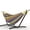 Yellow Rainbow Stripes, variant on JoanKaren Double Hammock with Portable Space Saving Heavy-Duty Steel Stand,2 Person Outdoor 450lb Capacity Standing Hammocks,Indoor/Outdoor,Blue and White Stripes