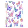 thumbnail image 2 of WOBOGO Colorful Butterflies Notebook College Horizontal Grid Paper Ink Spill Resistant Water Resistant Cover 8.3x5.7x0.4in, 2 of 8