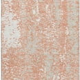 thumbnail image 4 of HomeRoots 675428 5 x 8 ft. Coral Taupe & Ivory Abstract Washable Machine Made Rectangle Area Rug with UV Protection, 4 of 9