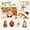 Christmas, variant on Christmas Tiny 3D Beaded Animal DIY Kit – Beginner Friendly Handmade Bead Art Set, Cute Mini Animal Decor Gift for Craft Lovers Teens Garden Bugs (Set 4PCS)