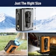 thumbnail image 4 of ICQOVD Desktop Fan Usb Rechargeable Wearable Waist Neck Fan High Speed Portable Cooling Fan Hands Free Outdoor Work, 4 of 7