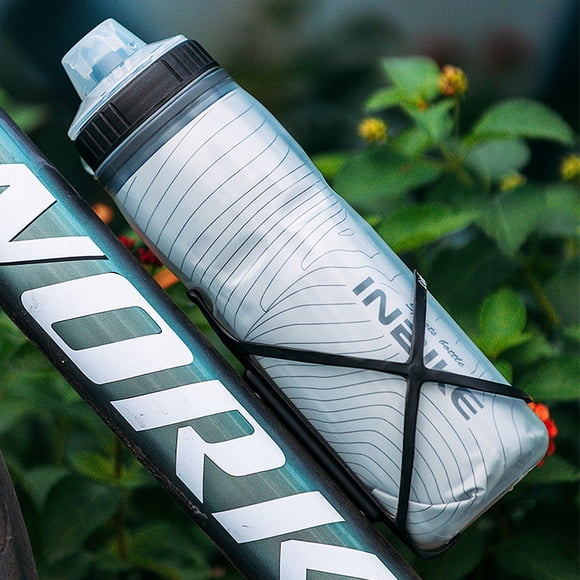 Kettle Insulated Mountain Bike Bottle BPA Free Cycling and Sports Squeeze Bottle with Dust Cover