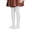 White, variant on YunPes Girls Thick Fleece Tights Toddler Kids Cotton Leggings Winter Warm Cozy Pantyhose Cute Plain Stocking Footed Pants for Dress