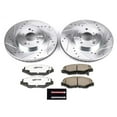 thumbnail image 3 of PowerStop Front Z26 Street Warrior Carbon-Fiber Ceramic Brake Pad and Drilled and Slotted Rotor Kit Fits: HONDA Select Models K2302-26, 3 of 9