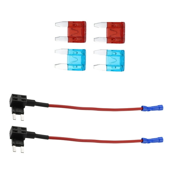 Universal Add a Circuit 12V Mini Fuse Tap with 2pcs 10A 15A ATM APM Blade Type Fuse 1 Set