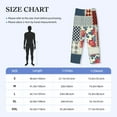 thumbnail image 6 of Kdxio Patchwork In Country Style Print Men's Sleep Pajama Pant Lounge Pants with Pockets, 6 of 8