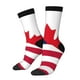 thumbnail image 1 of Balery USA Canada Flag Calcetas Largas con Estampado para Hombre y Mujer – Suaves y Transpirables, Talla Única (US 5-11), 1 of 6