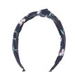 thumbnail image 4 of Unique Bargains 1 Pc Fashion Little Chrysanthemum Pattern Headbands for Women Navy Blue, 4 of 6