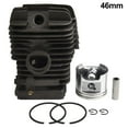 thumbnail image 1 of Concrete Cut-Off Saws Cylinder Piston Ms390 Ms310 029 039 Rebuild Kit Bore 46mm Chainsaw Models Easy To Install, 1 of 9