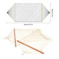 thumbnail image 3 of Mesh Hammock, Soft And Comfortable Exquisite Workmanship Mesh Design Garden Swing  For Outdoor Travel And Camping For Parks And Courtyards, 3 of 8
