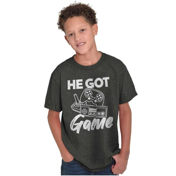 He Got Game Crewneck T Shirts Boy Girl Teen Brisco Brands XS