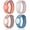 Blue + Pink + Rainbow + Multicolor, variant on YUNOVA 2 Pack AirTag Bracelet for Kids, Apple Air Tag Protective Cover with Nylon Wristband, Anti Lost GPS Trackers Case Cover Elastic Watch Band for Toddlers Girls Boys Elders