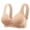 Beige, variant on Breast Feeding Bras for Women Women Sexy Plus Size Solid Color Steel Ring Non-Magnetic Buckle Underwear Brasp Yoga Sports Bra Sexy Maid lingerie for Women