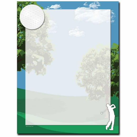 Fore! Letterhead Laser & Inkjet Printer Paper, 80 Sheets