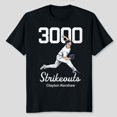 thumbnail image 3 of Clayton Kershaw 3000 Strikeouts T-Shirt, Men's And Women's Graphic Tee 100% Cotton by TBun, Full Sizes S-5XL, 3 of 5