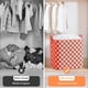 thumbnail image 4 of Precios Reducidos, Cajas grandes de tela para guardar ropa de uso doméstico, cestas de almacenamiento de ropa, caja organizadora de armario con cordón Akmoler, 4 of 7