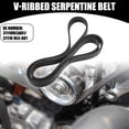 thumbnail image 2 of Unique Bargains V-Ribbed Serpentine Belt No.31110RL5A01 Car Alternator Power Water Pump Belt for Acura TSX 2009-2014, 2 of 6