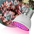 thumbnail image 6 of Harlier Led Grow Light Bulb Full Spectrum, Plant Light Bulb with 60 LEDs for Indoor Plants, E27 Socket, Grow Lamp for Hydroponic Indoor Garden Greenhouse Succulent Veg Flower, 6 of 8