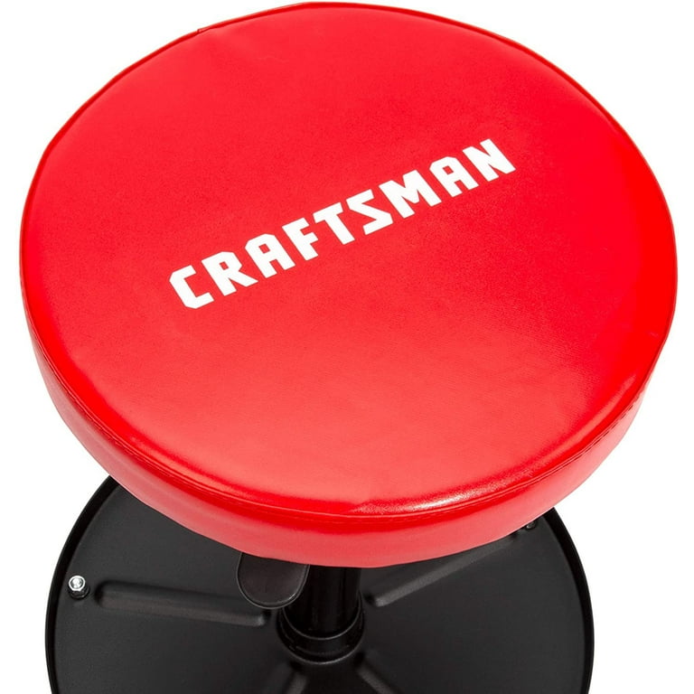 CRAFTSMAN Garage Chair Seat, 8087917 Vinyl Swivel Adjustable