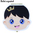 thumbnail image 1 of Baby Tooth Box Wooden Cartoon Baby Tooth Collection Box Keepsake Organizer Box, 1 of 7