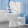 thumbnail image 7 of SUPERFLO 750W Macerating Toilet System - Dual Flush, Upflush Toilet for Basement with 4 Water Inlet & Attics, Incinerator Composting Toilets with Macerator Pump, Quiet Operation, Space Saving, 7 of 7